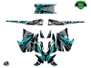 Yamaha Sidewinder Snowmobile Klimb Graphic Kit Cyan