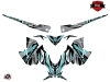 Yamaha SR Viper Snowmobile Klimb Graphic Kit Cyan