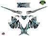 Yamaha SR Viper Snowmobile Klimb Graphic Kit Cyan