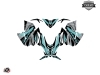 Yamaha SR Viper Snowmobile Klimb Graphic Kit Cyan