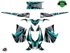 Kit Déco Motoneige Klimb Arctic Cat Thundercat Cyan