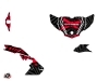 Can Am Maverick Sport UTV Kollector Graphic Kit Black Red