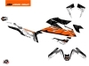 KTM 390 Adventure Street Bike Kombat Graphic Kit Grey Orange