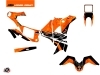 KTM 450 Rally Dirtbike Kombat Graphic Kit Orange