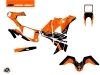 Kit Déco Motocross Kombat KTM 450 Rally Orange