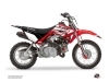 Honda 110F CRF Dirt Bike Kondor Graphic Kit Red