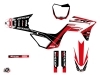 Kit Déco Moto Cross Kondor Honda 125F CRF Rouge