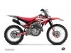 Honda 250F CRF Dirt Bike Kondor Graphic Kit Red