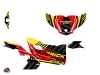 Can Am Maverick Sport With Doors UTV Konkeror Graphic Kit Red Yellow 