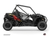 Can Am Maverick Sport UTV Konkeror Graphic Kit Red Yellow