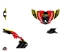 Can Am Maverick Sport UTV Konkeror Graphic Kit Red Yellow