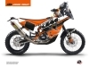 KTM 450 Rally Dirtbike Kontrol Graphic Kit Orange