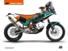 KTM 450 Rally Dirtbike Kontrol Graphic Kit Orange White