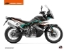 Kit Déco Moto Kontrol KTM 890 Adventure Vert Blanc