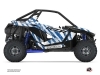 Polaris RZR PRO XP UTV Krack Graphic Kit Blue