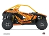 Polaris RZR PRO XP UTV Krack Graphic Kit Orange