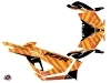 Polaris RZR PRO XP UTV Krack Graphic Kit Orange
