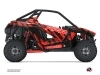 Polaris RZR PRO XP UTV Krack Graphic Kit Red