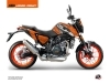 KTM Duke 690 Street Bike Krav Graphic Kit Black Orange