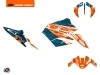 Kit Déco Moto Krav KTM Duke 890 Orange Bleu