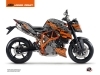 KTM Super Duke 990 R Street Bike Krav Graphic Kit Orange Black