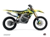 Suzuki 250 RMZ Dirt Bike Label Graphic Kit Blue