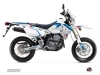 Kit Déco Moto Label Suzuki DRZ 400 SM Blanc