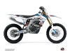 Kit Déco Moto Cross Label Suzuki 250 RMZ Blanc