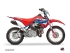 Honda 110F CRF Dirt Bike League Graphic Kit Red