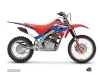 Honda 125F CRF Dirt Bike League Graphic Kit Red