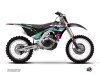 Kit Déco Moto Cross League Honda 250 CRF Turquoise