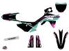 Kit Déco Moto Cross League Honda 250 CRF Turquoise