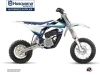 Kit Déco Moto Cross Legacy Husqvarna EE-5 Bleu Jaune