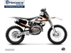 Kit Déco Moto Cross Legacy Husqvarna FC 250 Noir Jaune