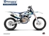 Kit Déco Moto Cross Legacy Husqvarna FC 350 Bleu Jaune
