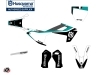 Kit Déco Moto Cross Legend Husqvarna EE-5 Turquoise