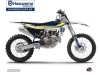 Kit Déco Moto Cross Legend Husqvarna FC 250 Bleu