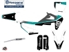 Husqvarna FC 450 Dirt Bike Legend Graphic Kit Turquoise