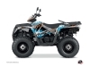 Polaris 450 Sportsman ATV Lifter Graphic Kit Orange Blue