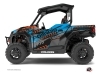 Polaris GENERAL 1000 UTV Lifter Graphic Kit Orange Blue