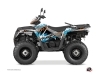 Polaris 570 Sportsman Touring ATV Lifter Graphic Kit Orange Blue