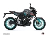 Yamaha MT 125 Street Bike Mantis Graphic Kit Turquoise