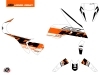 KTM Duke 690 Street Bike Mass Graphic Kit Orange