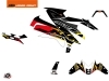 KTM Super Duke 1290 GT Street Bike Mass Graphic Kit Black Yellow