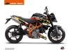 Kit Déco Moto Mass KTM Super Duke 990 Noir Jaune