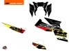 KTM Super Duke 990 Street Bike Mass Graphic Kit Black Yellow