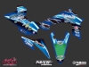 Yamaha 450 YFZ R ATV Replica Mathieu Ternynck Graphic Kit 2012
