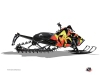Arctic Cat Pro Climb Snowmobile Metrik Graphic Kit Neon Red