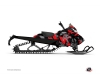 Skidoo REV-XM Snowmobile Metrik Graphic Kit Red Grey