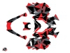 Skidoo REV-XM Snowmobile Metrik Graphic Kit Red Grey